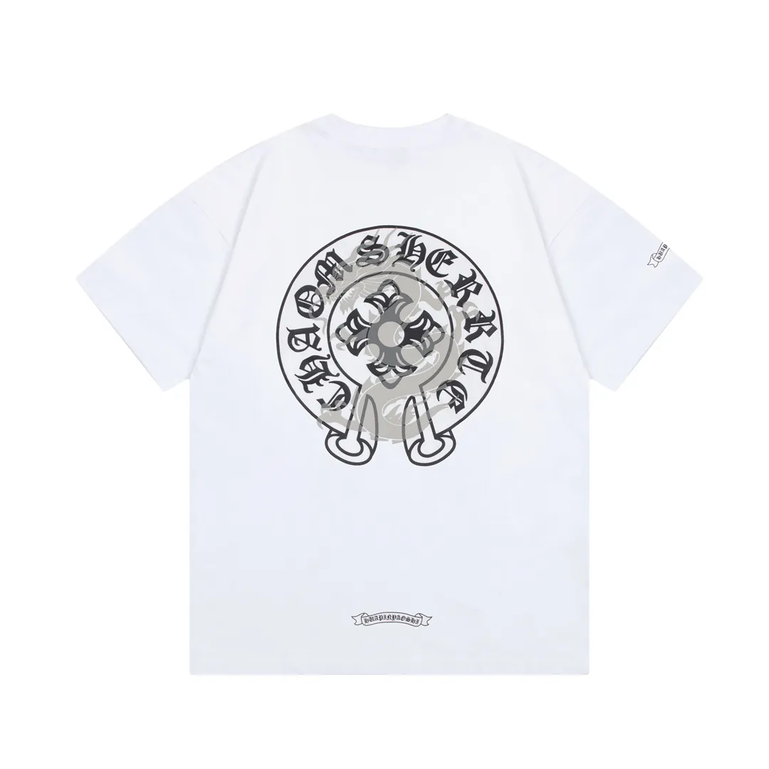 Chrome Hearts/ Logo Same Style T Versatile : White Size：XS~L